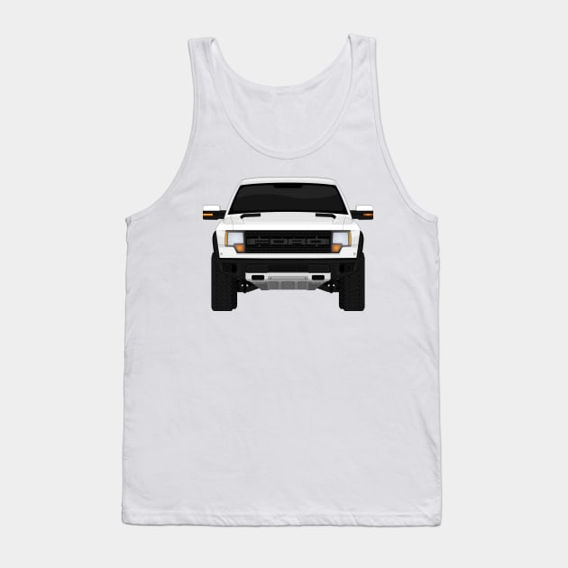 Raptor 2013 Oxford White Tank Top by VENZ0LIC